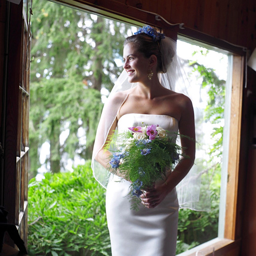 C-M Bride at Window